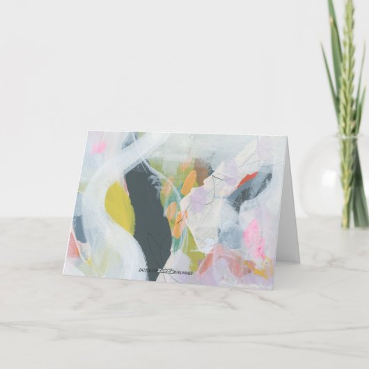 Abstrakte Kunsthistorikkarte (Rückseite)