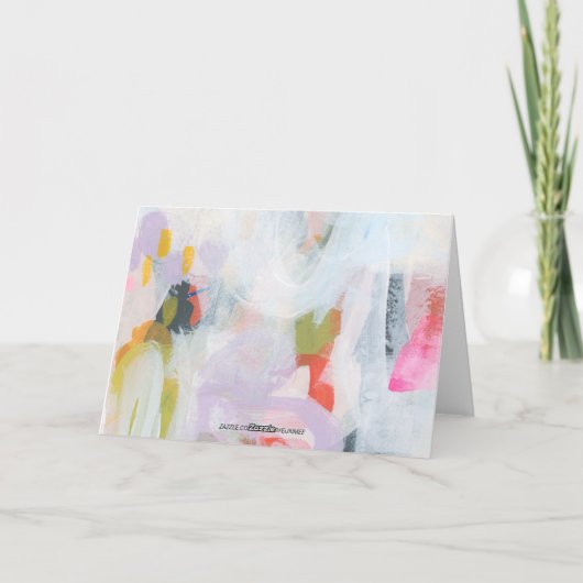 Abstrakte Kunsthistorikkarte (Rückseite)