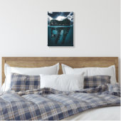 Abstrakte Kunstinsel Leinwanddruck (Insitu (Schlafzimmer))