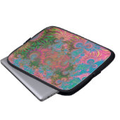 Abstrakte Kunstkorallen Laptopschutzhülle (Vorne Knopf)