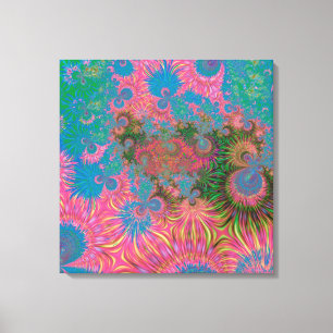 Abstrakte Kunstkorallen Leinwanddruck