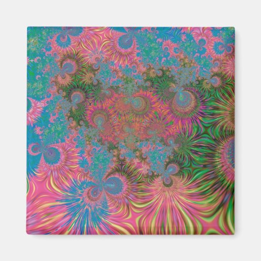 Abstrakte Kunstkorallen Magnet (Vorne)