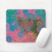 Abstrakte Kunstkorallen Mousepad (Mit Mouse)