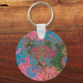 Abstrakte Kunstkorallen Schlüsselanhänger (Vorderseite)