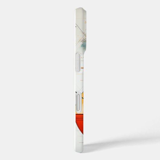 Abstrakte Kunstkreise Case-Mate iPhone Hülle (Rückseite / Rechts)