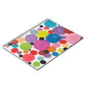 Abstrakte Kunstkreise Notizblock (Linke Seite)