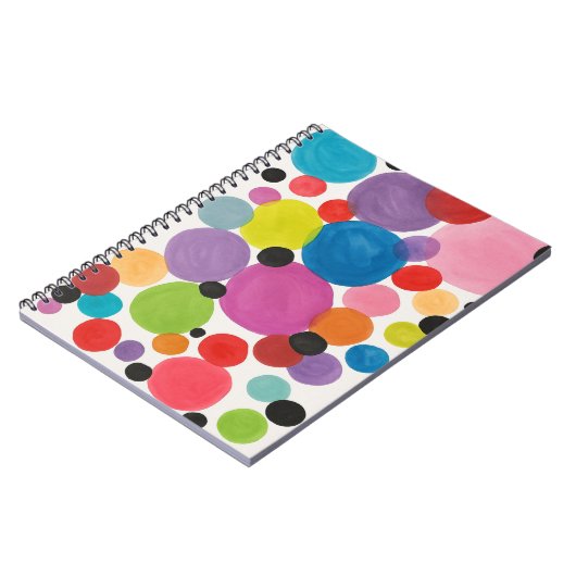Abstrakte Kunstkreise Notizblock (Linke Seite)