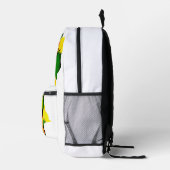 Abstrakte Kunstkunst Bedruckter Rucksack (Rechts)