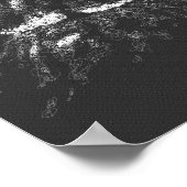 abstrakte Kunstkunst der ästhetischen Dunkelkauz Poster (Ecke)