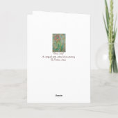 abstrakte Kunstkunst farbenfroh grün posierende Da Karte (Rückseite)