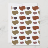 Abstrakte Kunstkunst Geburtstagsparty Einladung (Rückseite)