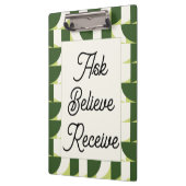 Abstrakte Kunstkunst Klemmbrett (Links)