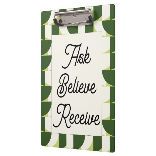 Abstrakte Kunstkunst Klemmbrett (Links)