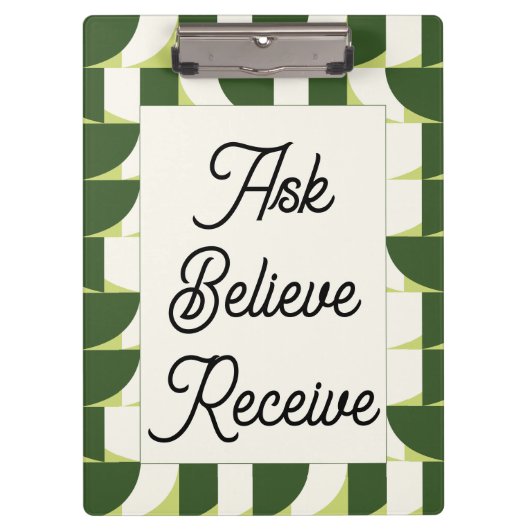 Abstrakte Kunstkunst Klemmbrett (Vorderseite)