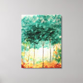 Abstrakte Kunstlandschaft Grosse originelle Kunstd Leinwanddruck (Vorderseite)