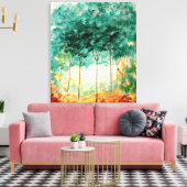 Abstrakte Kunstlandschaft Grosse originelle Kunstd Leinwanddruck (Insitu (Wohnzimmer))