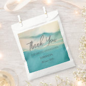 Abstrakte Kunstlandschaft Hochzeit Vielen Dank Geschenktütchen (Ausgeschnitten)