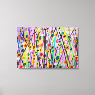 abstrakte Kunstlandschaft mit Aquarellfarben Leinwanddruck