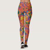 Abstrakte Künstler Leggings (Rückseite)