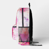 Abstrakte künstlerische Aquarellfarben Vivifarben Bedruckter Rucksack (Rechts)