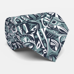 Abstrakte künstlerische Boho-whimsical geometrisch Krawatte
