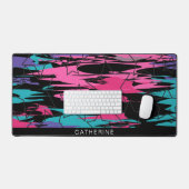 Abstrakte Künstlerische Farbformen Schreibtischunterlage (Tastatur & Maus)