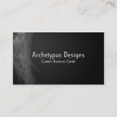 Abstrakte künstlerische Geschäfts-Karte Visitenkarte (Rückseite)