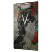 Abstrakte künstlerische Glam-Imitate Gold Glittery Klemmbrett (Links)