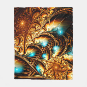Abstrakte künstlerische goldene Hintergrundmusik.  Fleecedecke