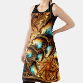 Abstrakte künstlerische goldene Hintergrundmusik.  Schürze (InSitu)