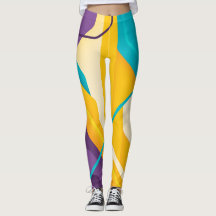 Abstrakte Künstlerische Leggings