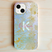 Abstrakte künstlerische Moderne Glam Chic Glitteri Case-Mate iPhone Hülle