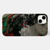 Abstrakte künstlerische Moderne Glam Imitate Gold Case-Mate iPhone Hülle (Rückseite (Horizontal))