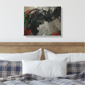 Abstrakte künstlerische Moderne Glam Imitate Gold  Leinwanddruck (Insitu (Schlafzimmer))