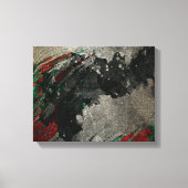 Abstrakte künstlerische Moderne Glam Imitate Gold Leinwanddruck (Vorderseite)