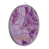 Abstrakte Kunstmalerei 2 Dartscheibe (Vorderseite Links)