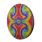 Abstrakte Kunstmalerei 5 Dartscheibe (Vorderseite rechts)