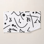 Abstrakte Kunstmalerei Badhandtuch Set (Handtuch)