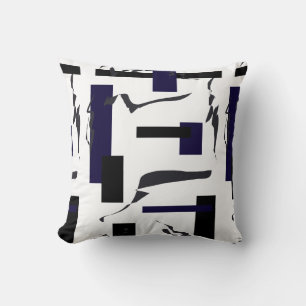 Abstrakte Kunstmalerei eines Kissen