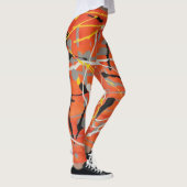 Abstrakte Kunstmalerei eines Leggings (Rechts)
