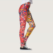 Abstrakte Kunstmalerei eines Leggings (Rechts)