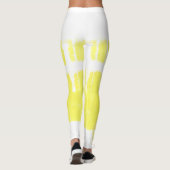 Abstrakte Kunstmalerei eines Leggings (Rückseite)