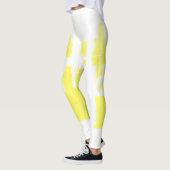 Abstrakte Kunstmalerei eines Leggings (Links)