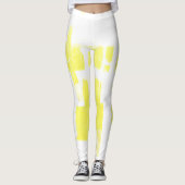 Abstrakte Kunstmalerei eines Leggings (Vorderseite)