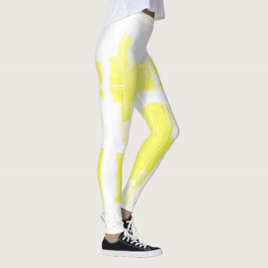 Abstrakte Kunstmalerei eines Leggings (Rechts)