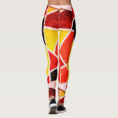 Abstrakte Kunstmalerei eines Leggings (Rückseite)