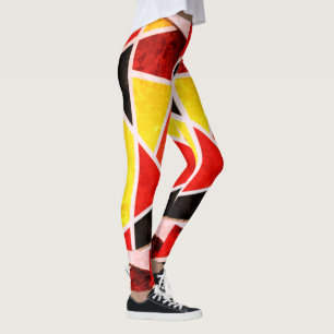 Abstrakte Kunstmalerei eines Leggings