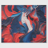 Abstrakte Kunstmalerei Geschenkpapier (Flach)