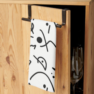 Abstrakte Kunstmalerei Geschirrtuch