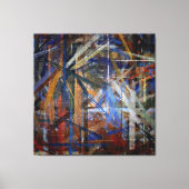 Abstrakte Kunstmalerei in mehreren Farben 2 Leinwanddruck (Vorderseite)